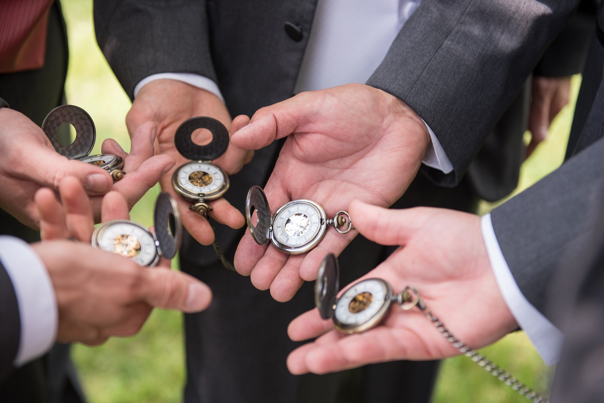 Coral & Gray Wedding at Grace Place church outside of Nashville Tennessee