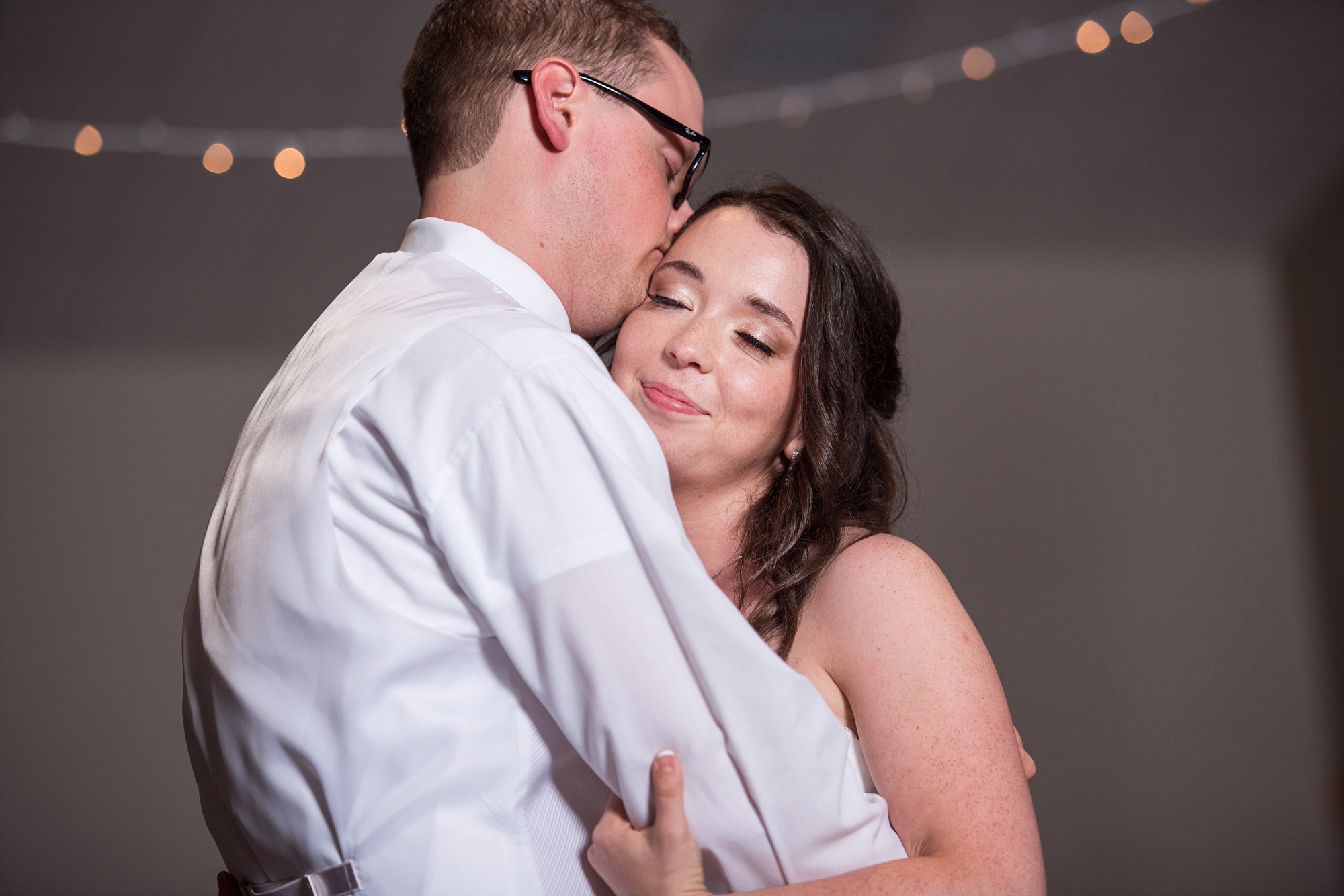 Coral & Gray Wedding at Grace Place church outside of Nashville Tennessee