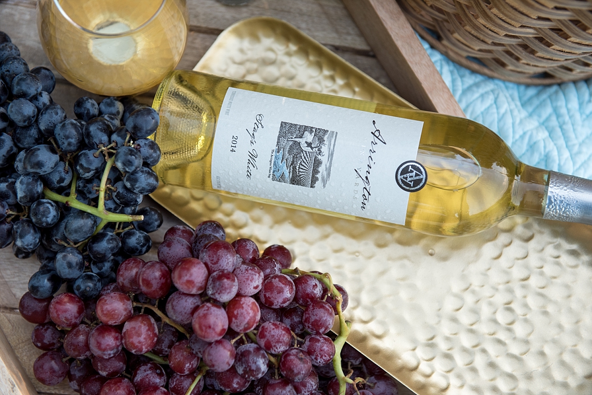Arrington vineyard wine bottle