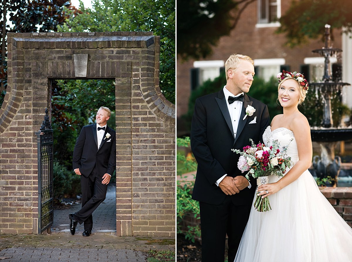 Classic winter inspired wedding with bride look and groom style