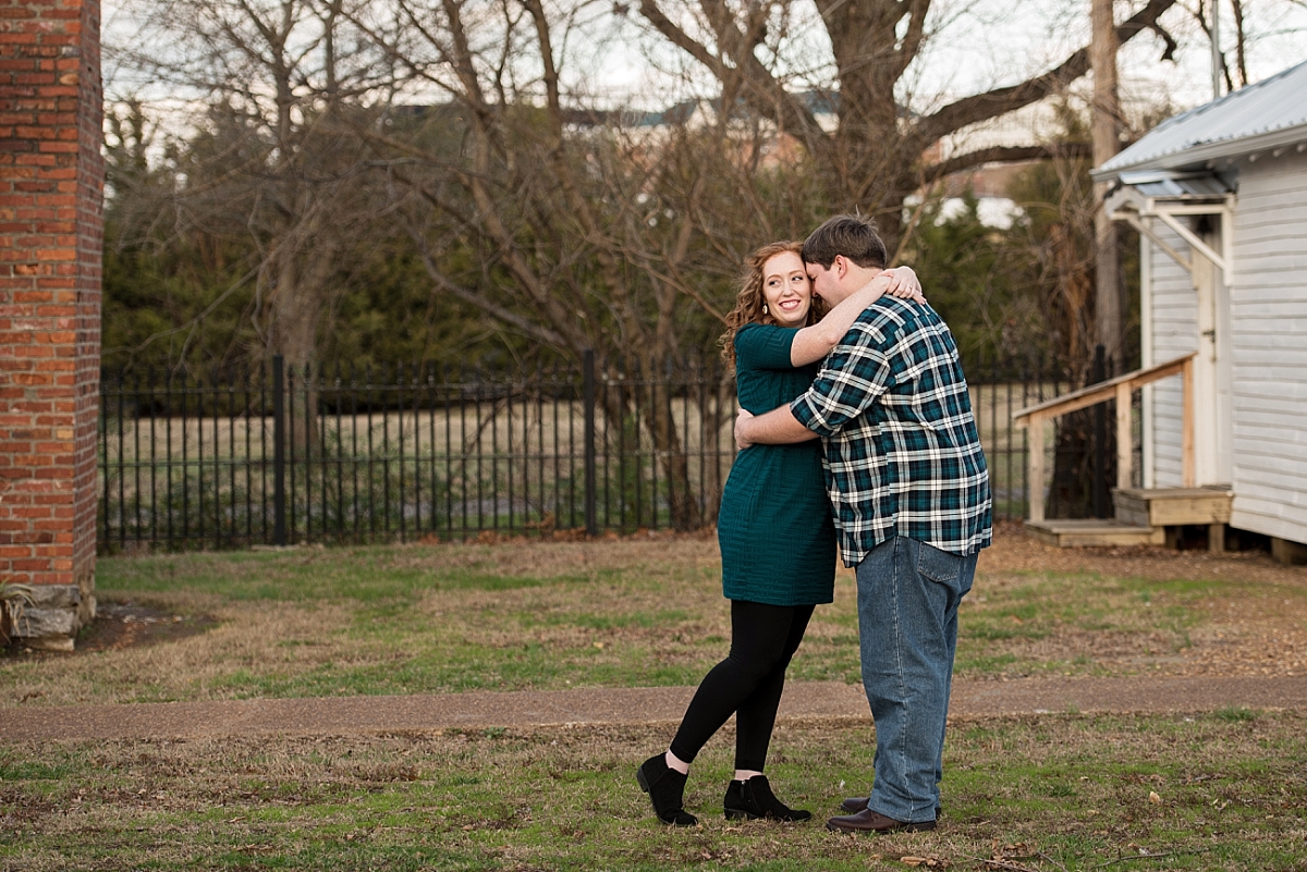 Cannosburgh village winter engagement session