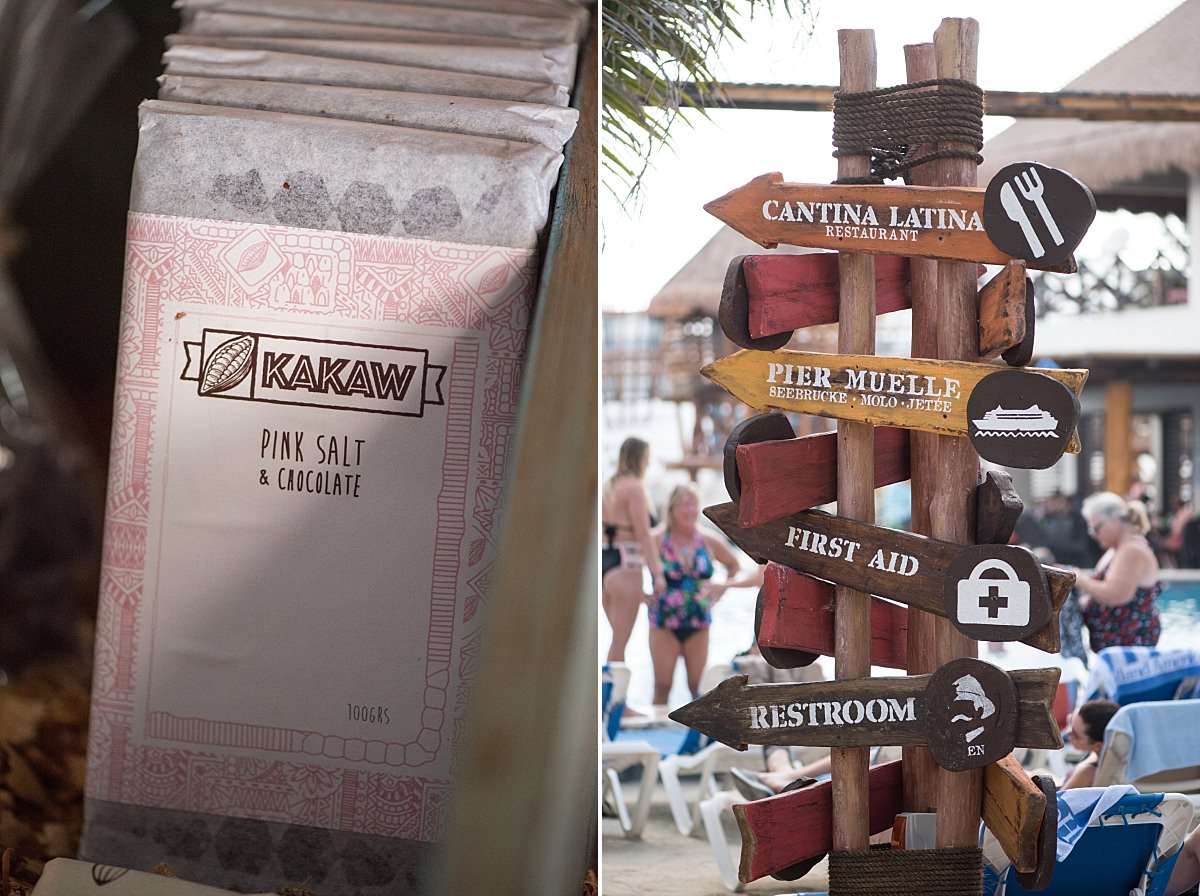 chocolate bar at costa maya resort