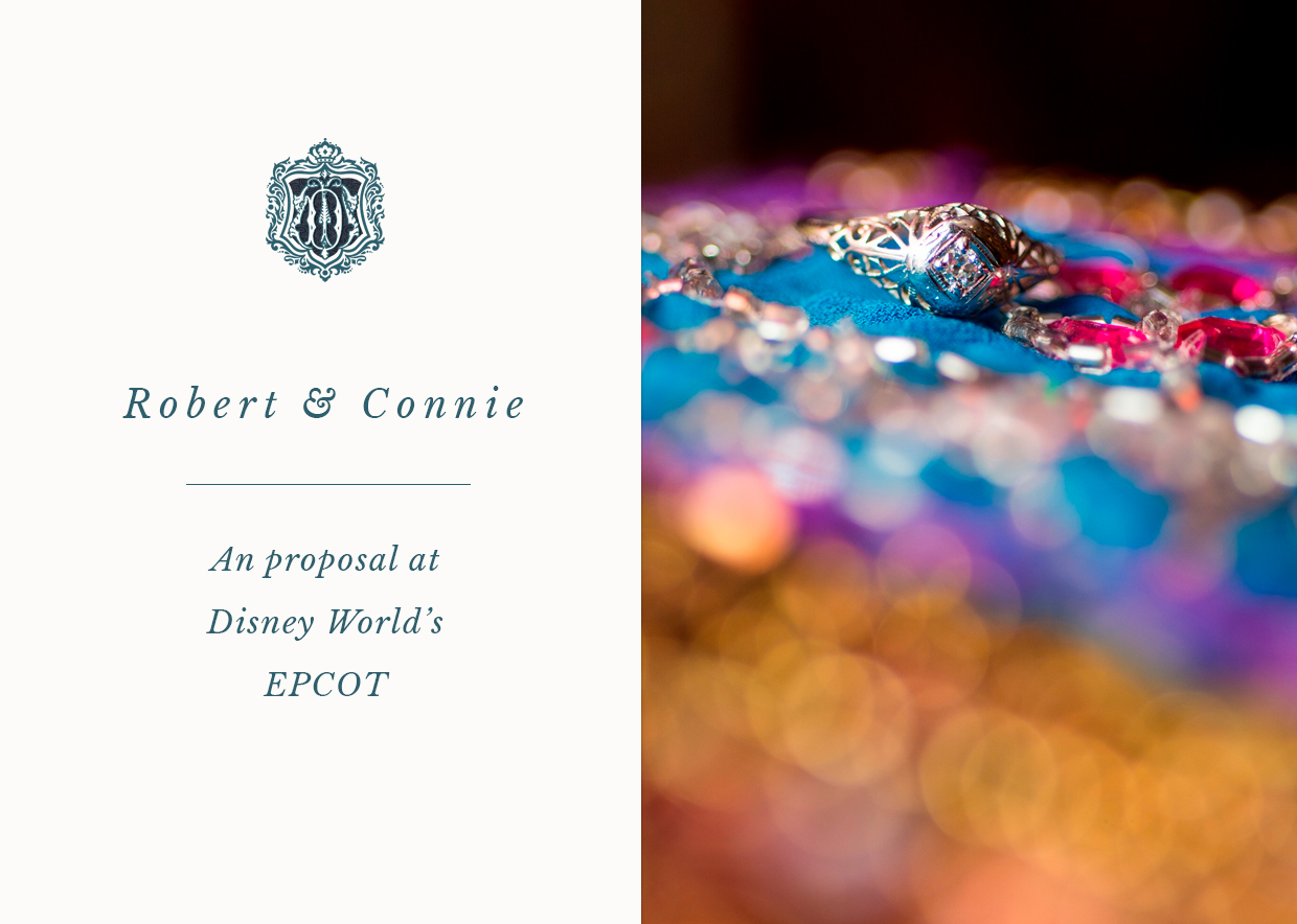 Blog featuring a proposal at Walt Disney World Epcot