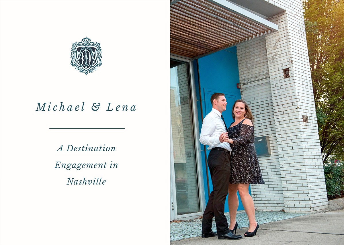 Blog featuring a destination engagement session in downtown Nashville