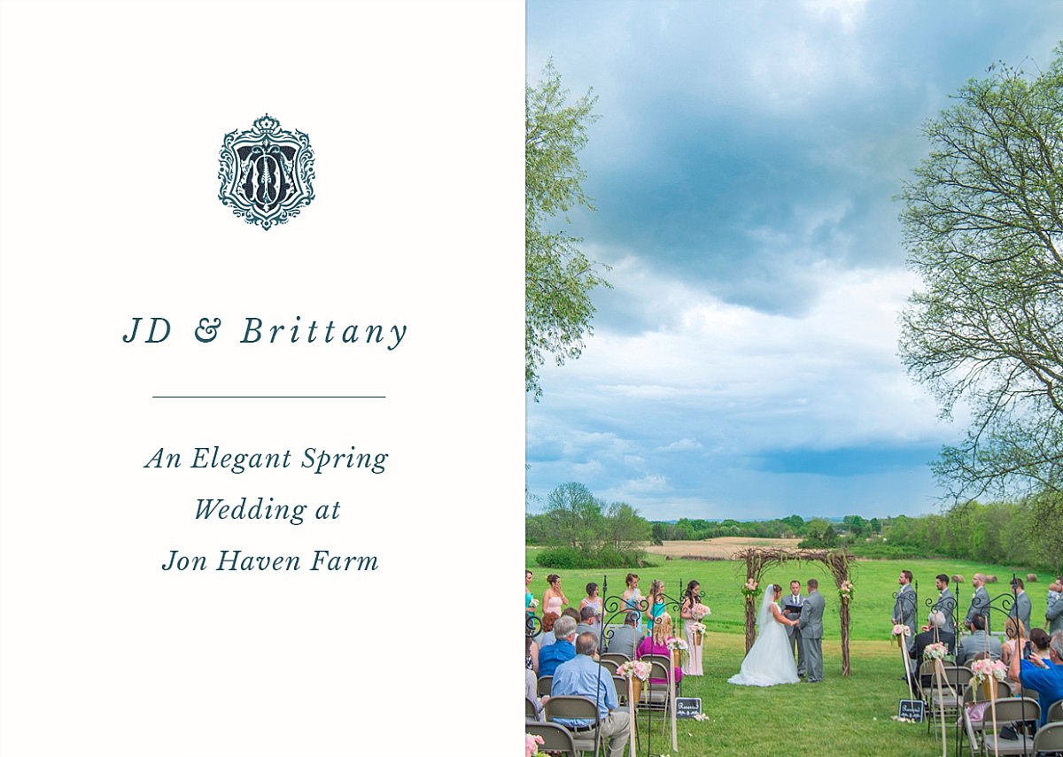 Blog featuring spring wedding at Jon Haven Farm in Lascassas Tennessee