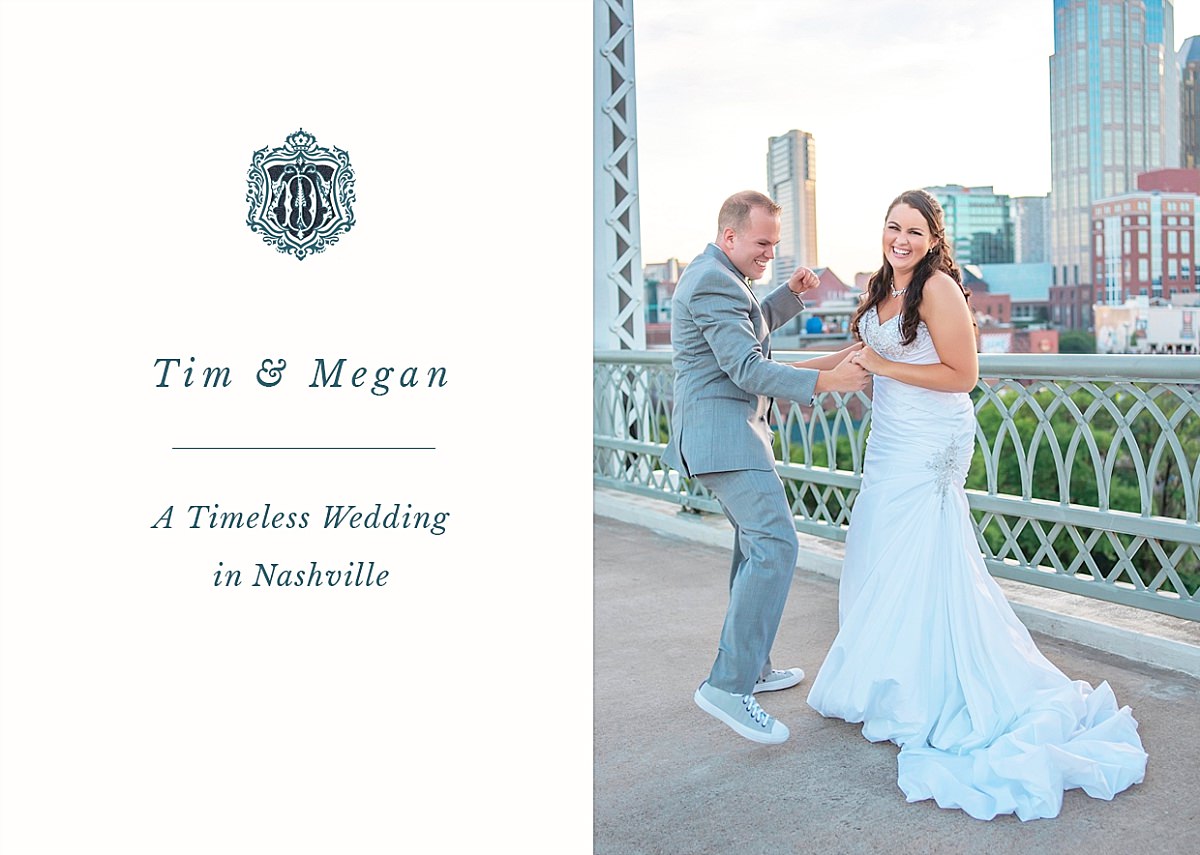 Blog post featuring timeless wedding in Nashville Tennessee