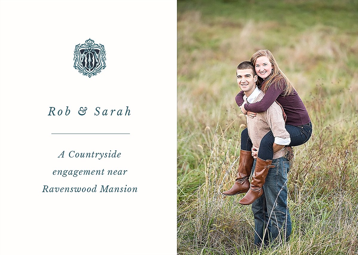 Fall engagement photos in the countryside of Franklin Tennessee