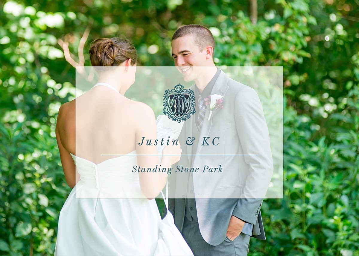 Blog post featuring rainy wedding at Stone Gate State Park outside of Knoxville Tennessee