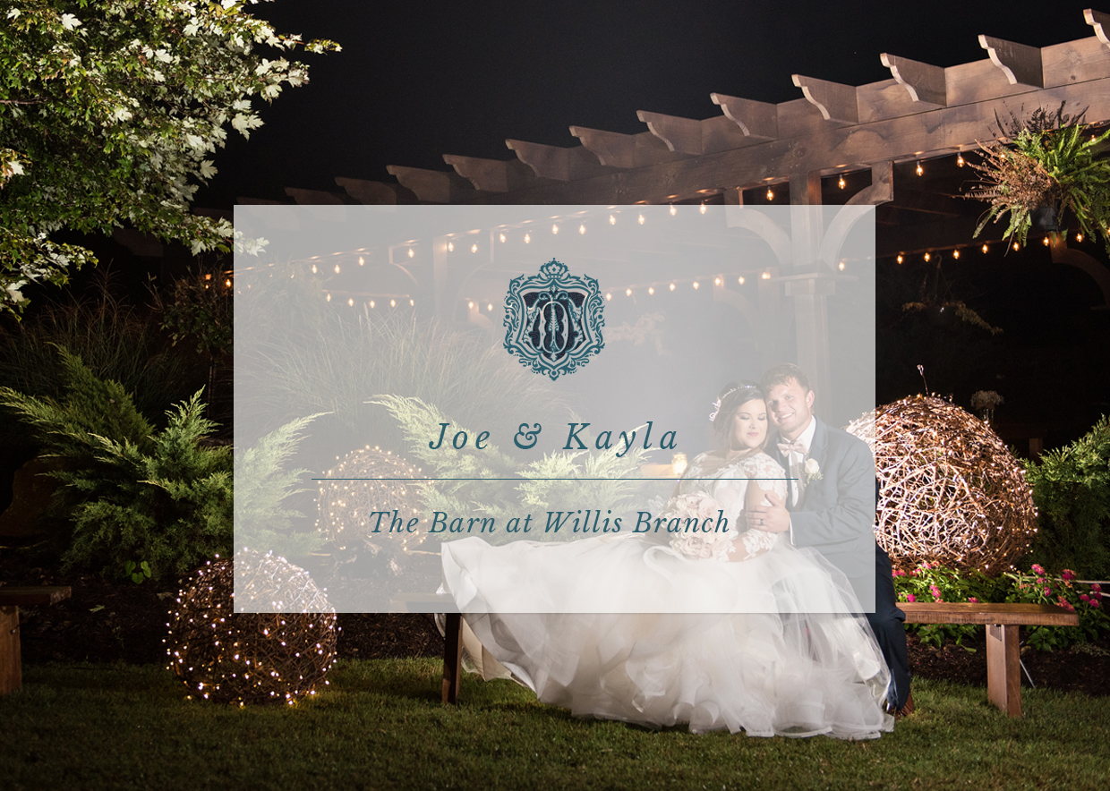 Blog featuring evening wedding at the Barn at Willis Branch outside of Nashville Tennessee