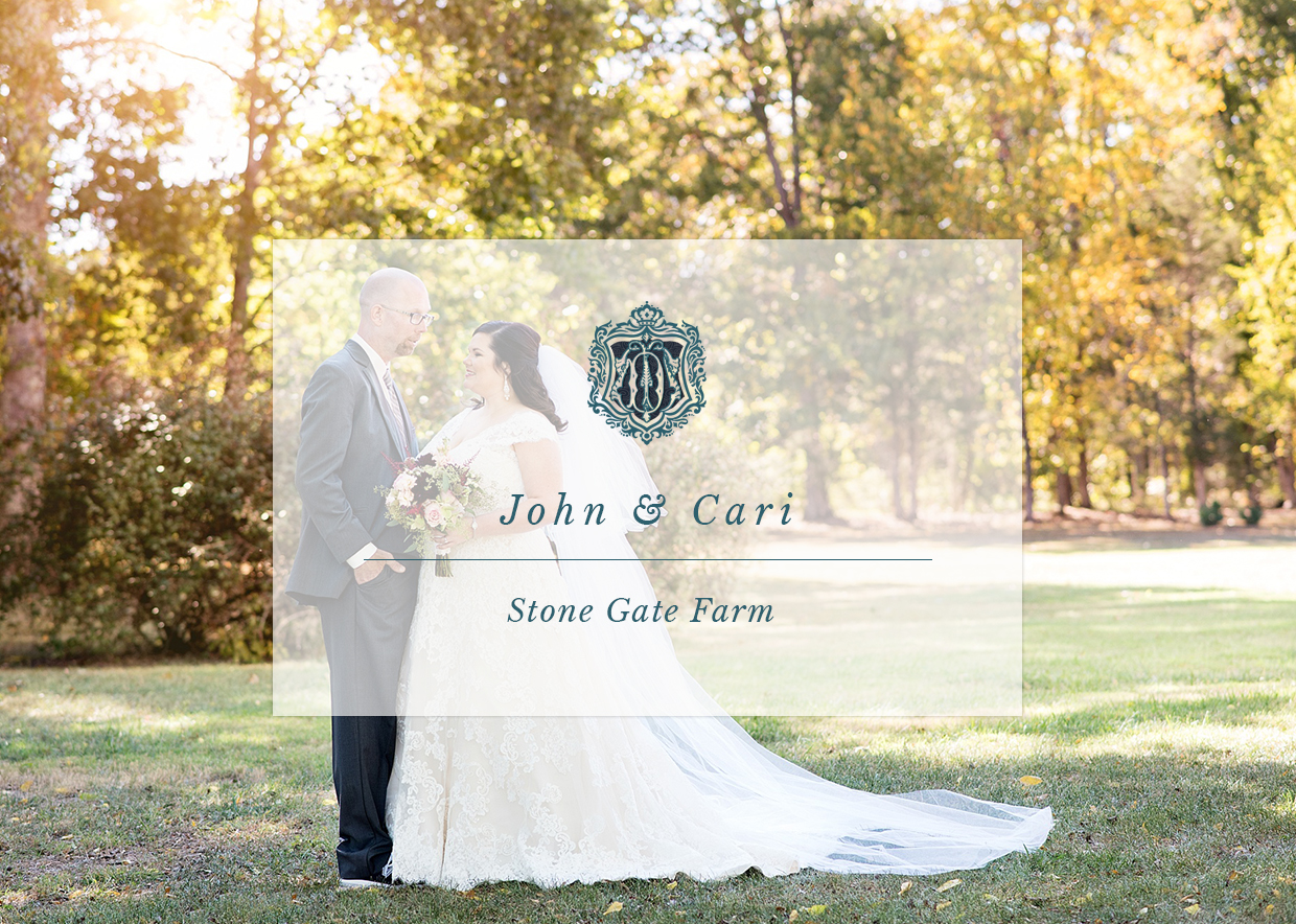 Blog featuring fall wedding at Stone Gate Farm